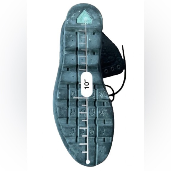 John Fluevog Womens Free Your Sole Lace Up Pebbled Leather Combat Boots. Size 9 - Picture 8 of 9